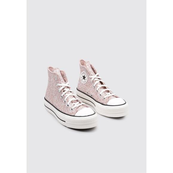 NWT Converse Chuck Taylor Lift Glitter Platform Sneakers Women’s 9.5 - Picture 1 of 6